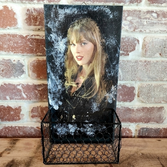 Taylor Swift Lover Reputation Inspired Wall Hanging Basket - Picture 1 of 5